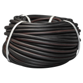 Рукав газовый, d9,0, чёрный с красной полосой ПТК 001.060.170