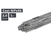 Пруток сварочный TIG, чугун (Cast NiFe55), Ø 2,0 мм, 1,0 кг ПТК 007.100.279