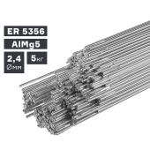 Пруток сварочный TIG, алюминий ER 5356 (AlMg5), Ø 2,4 мм, 5 кг ПТК 007.100.234