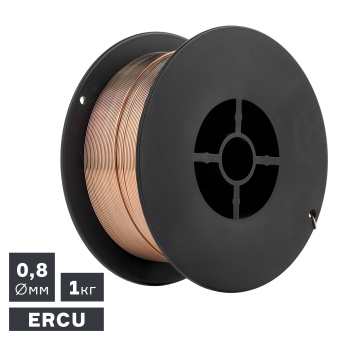 Проволока сварочная MIG для сварки меди (ERCU), Ø 0,8 мм, 1 кг ПТК 007.100.265