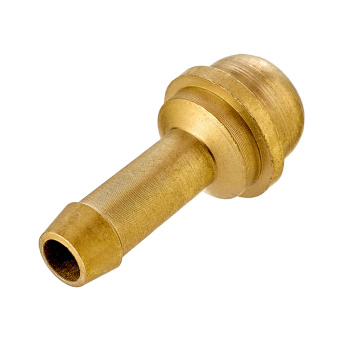 Ниппель ø6 под гайку М16х1,5, латунь ПТК 001.050.209