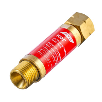 Клапан огнепреградительный газовый КОГ (на редуктор) М16х1,5LH ПТК 001.050.102