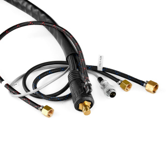 Горелка TIG TP 18 SUPER (ОКС 35-50, 2 pin, M12х1, 1/4G, 3/8G) 8м водяное охлаждение TBW1808-04 ПТК 072.188.105